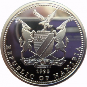 Namíbia 10 dollars - Obverse
