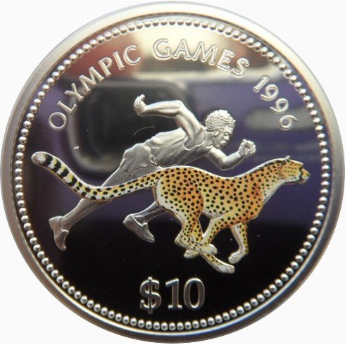 10 Dolar , Namibya (XXVI Yaz Olimpiyat Oyunları, Atlanta 1996)