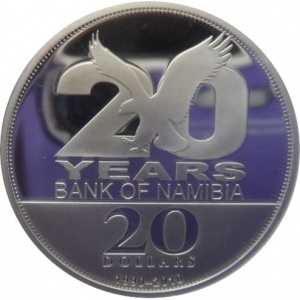 Namíbia 20 dollars - Reverse