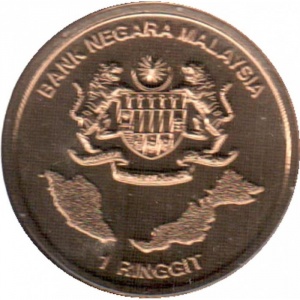 Malezja 1 ringgit - Obverse