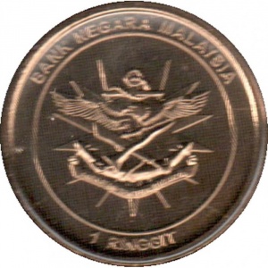 Malásia 1 ringgit - Obverse
