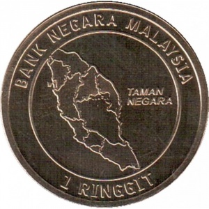 Malasia 1 ringgit - Reverse