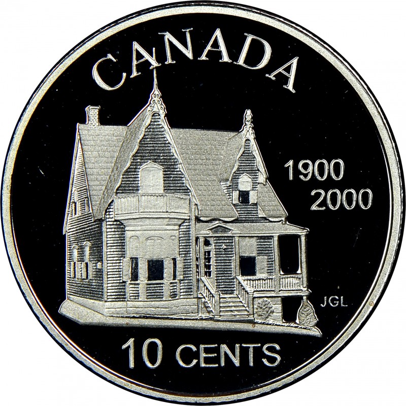 10 cents , Canadà (100è aniversari - Credit Union canadenca)