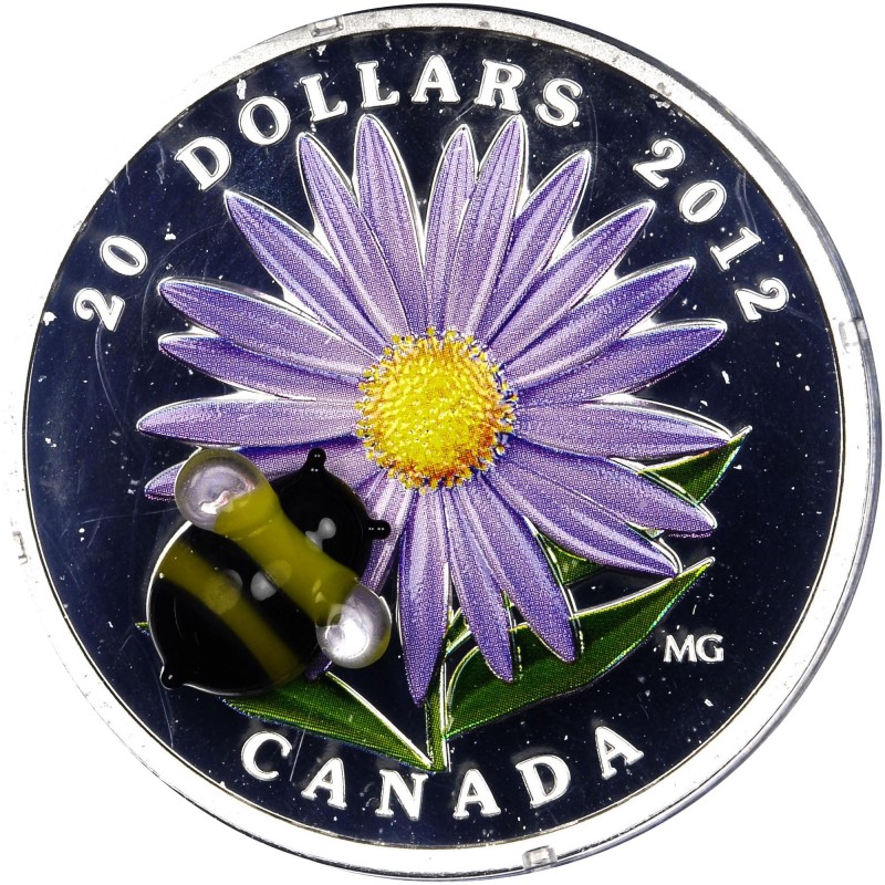 20 dolarów , Kanada (Aster i trzmiel)