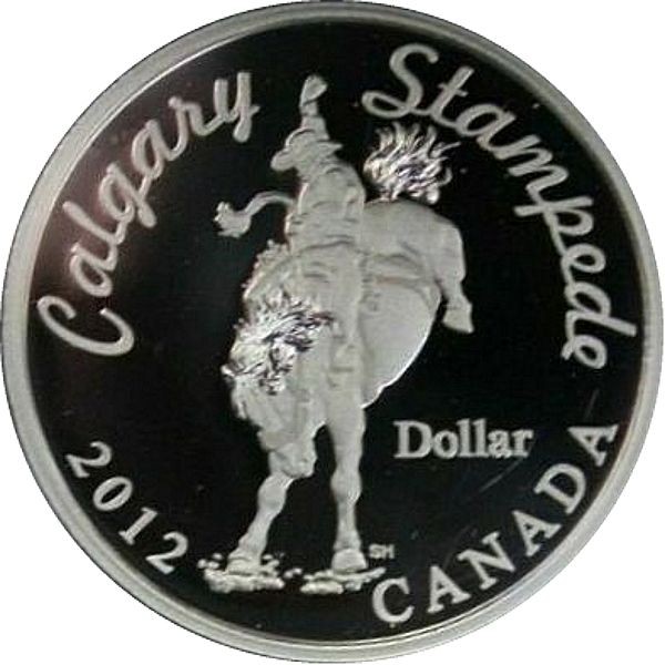 1 dollár , Kanada (100. Évforduló - Calgary Stampede (billogozás))