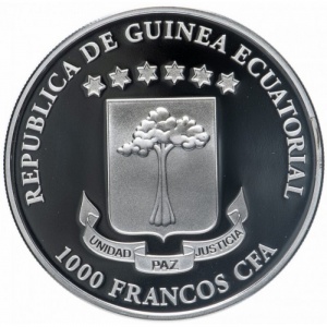 Экваториальная Гвинея 1000 франков - Obverse