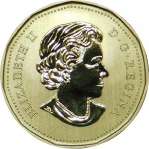 Kanāda 1 dolārs - Obverse