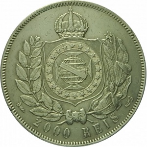 Brasilien  2000 Réis - Reverse