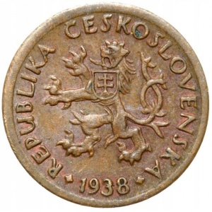 Tschechoslowakei 5 Heller - Obverse