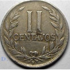 2 centavos , Colombia (2 centavos 1946 /aleación de cuporníquel/)