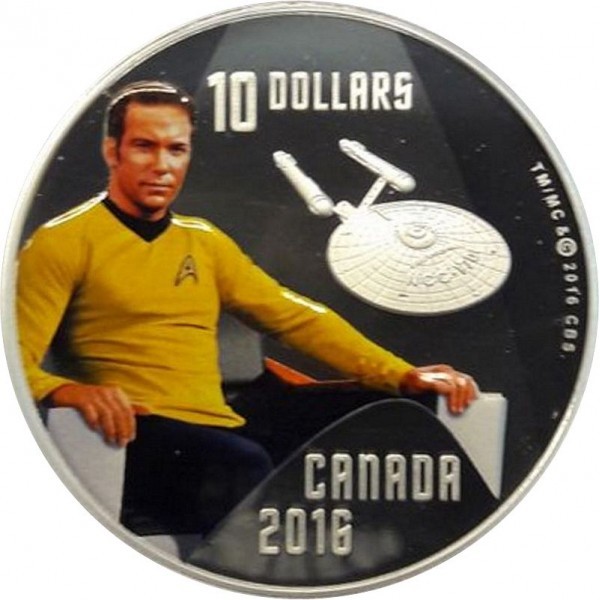 10 دلار , کانادا (Star Trek - Captain Kirk)