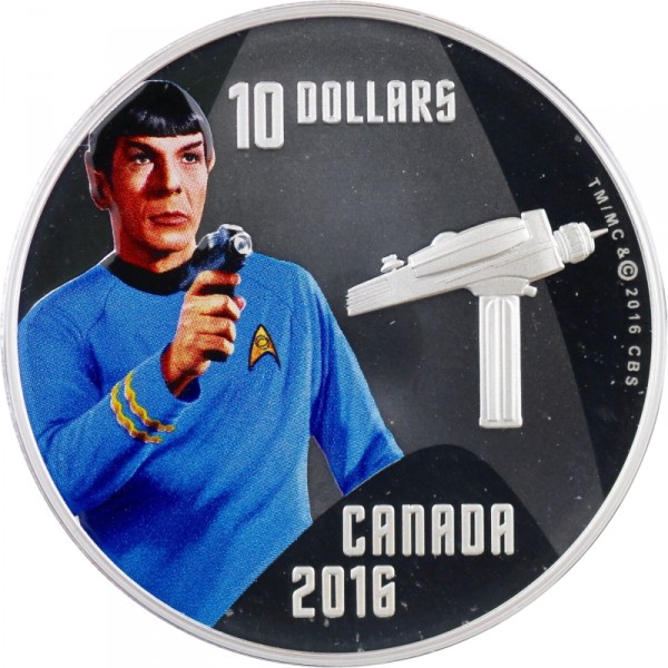 10 dolarů , Kanada (Star Trek - Spock)