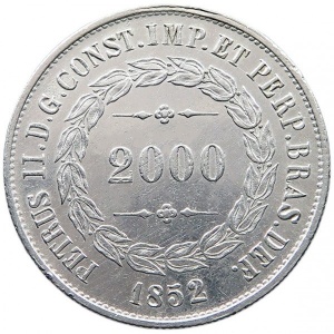 Brasilien  2000 Réis - Reverse