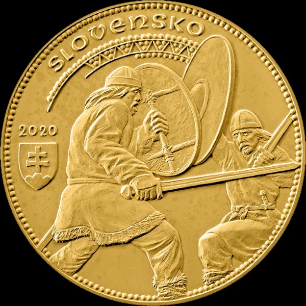 100 Euro , Slowakei (Svatopluk II., Herrscher des Nitrianischen Fürstentums)
