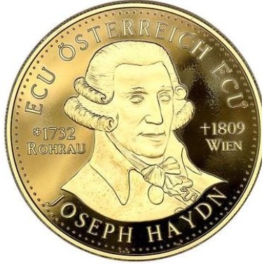 1 ECU , Österreich (Joseph Haydn)