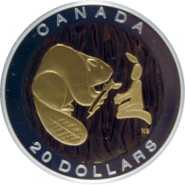 20 dolāru , Kanāda (Seven Sacred Teachings - Widsom /Beaver/)