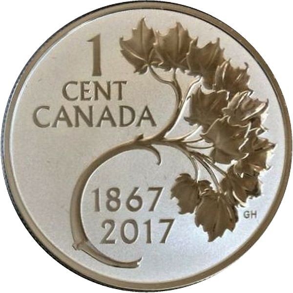 1 cent , Canadà (150è aniversari del Canadà - Els Dissenys Oblidats de 1927)