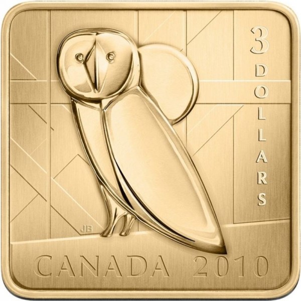 3 dolāri , Kanāda (Barn Owl)