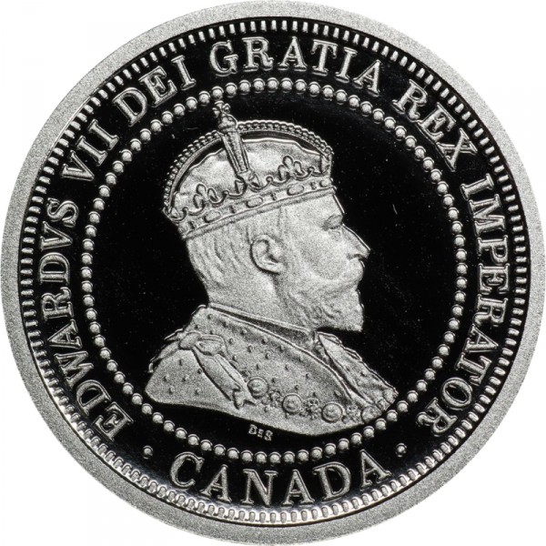 1 cent , Canadà (Adéu al Cent. Eduard VII, Disseny 1902-1910)