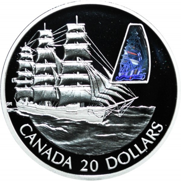 20 dollars , Canada (Voilier William D. Lawrence)