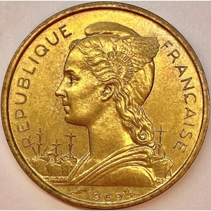Französisches Afar- und Issa-Territorium 10 Franken - Obverse