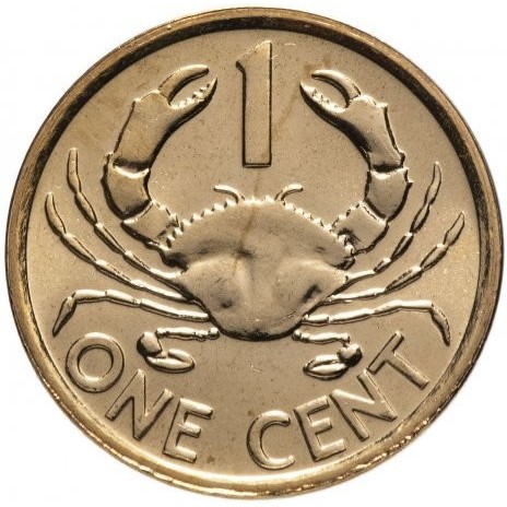 1 centas , Seišeliai