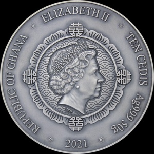 Гана 10 седи - Obverse