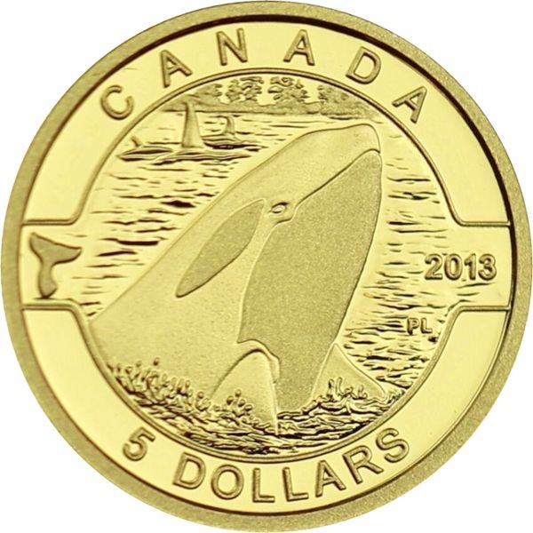 5 دولارات , كندا (O Canada - Orca Whale)