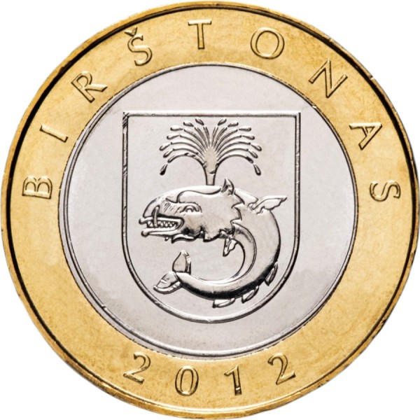 2 Litai , Litauen  (litauische Stationen - Birstonas)