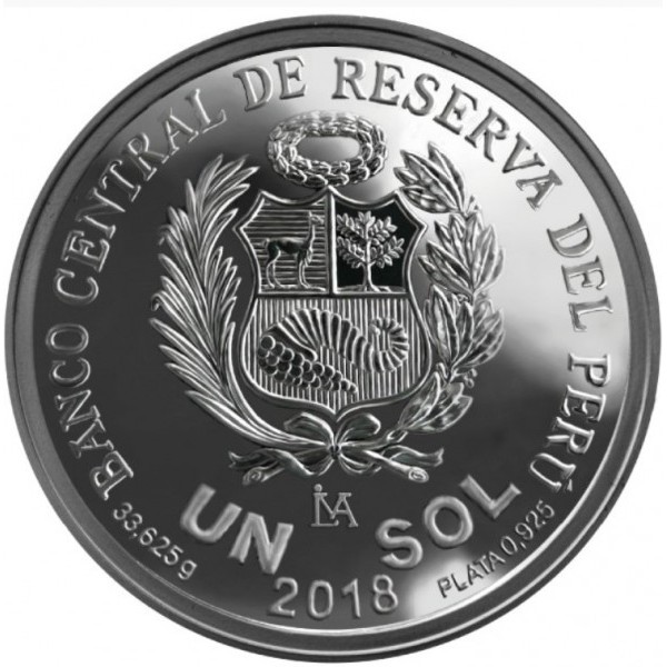 1 sol , Peru (100th Anniversary - School of Fine Arts)