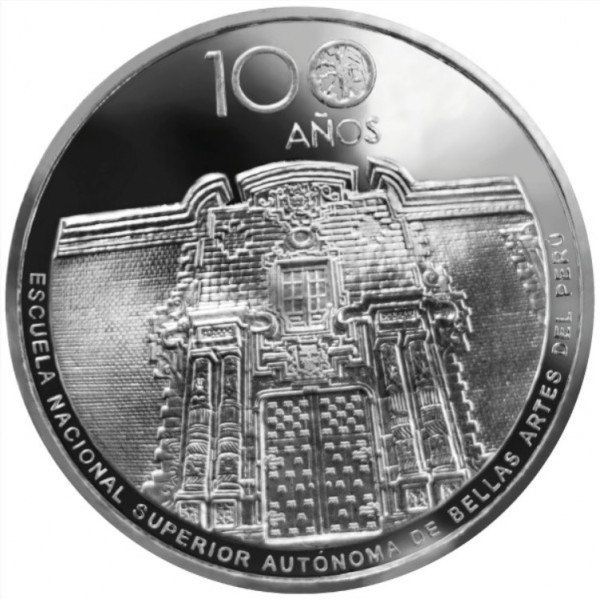 1 sol , Peru (100th Anniversary - School of Fine Arts)
