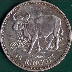 Malásia 15 ringgit - Reverse