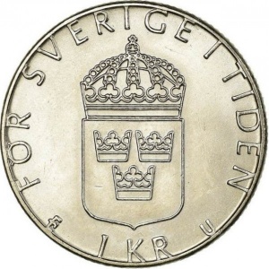 Schweden  1 Krone - Reverse