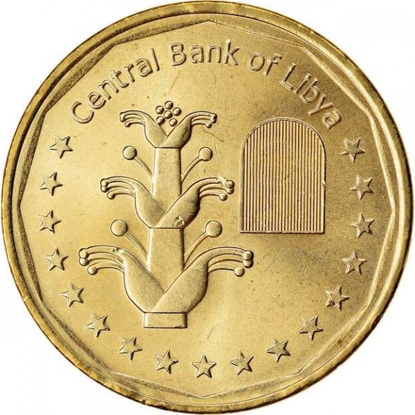 1 dinár , Libye