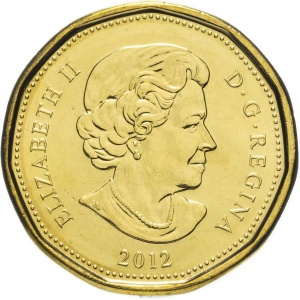 Canadà 1 dollar - Obverse