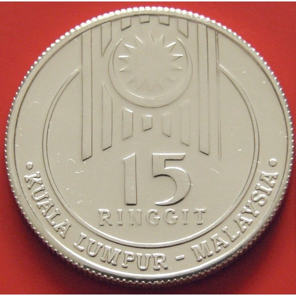 15 ringgit , Malásia (XV Jogos do Sudoeste Asiático)
