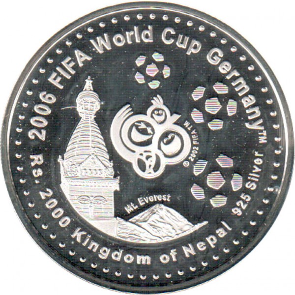 2000 rupees , Nepal (Copa del Món de la FIFA, Alemanya 2006)