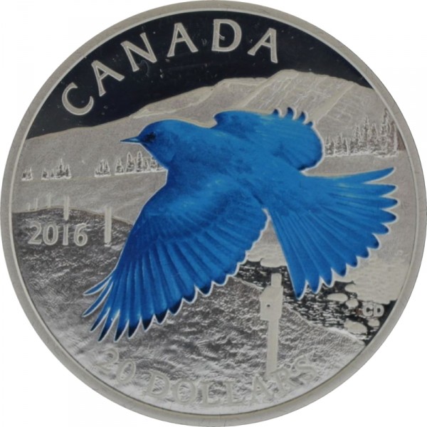 20 Dollar , Kanada (Birds of Canada - Bergdrossel)