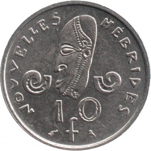 Neue Hebriden 10 Franken - Reverse