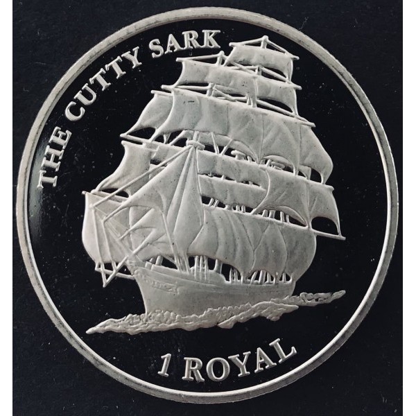 1 Royal , Britisches Territorium im Indischen Ozean (Cutty Sark)