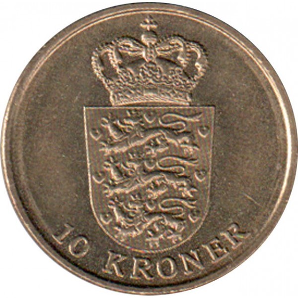 10 kronu , Dānija