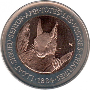 Andorra 2 diners - Reverse