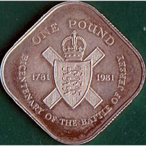Jersey 1 pound - Reverse