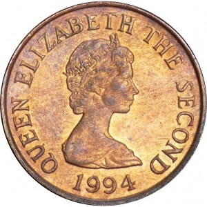 Jersey  1 Penny - Obverse