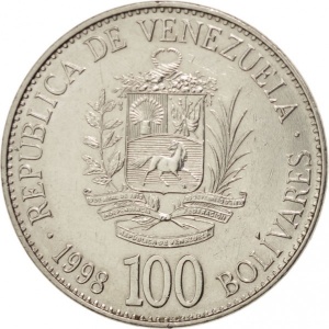 Venezuela 100 Bolivares - Obverse