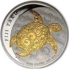 2 dollars , Fiji (Tortuga Taku)