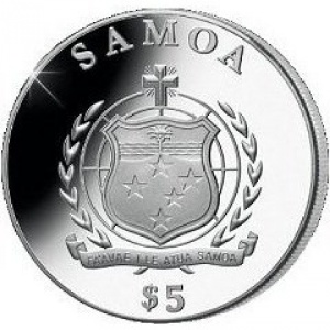 Samoa 5 talos - Obverse
