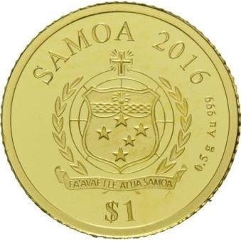 1 dolar , Samoa (Józef Piłsudski)