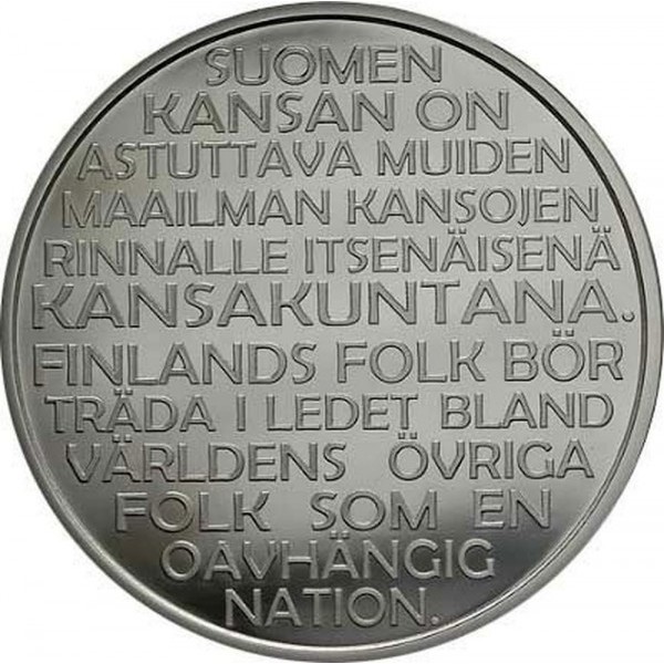 20 Euro , Finnland (100 Jahre Unabhängigkeit von Finnland (1917-2017))