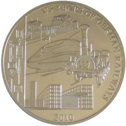 5 tala , Samoa (175è aniversari - Ferrocarrils Alemanys)